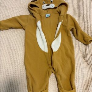 Lion Fleece baby One-Piece